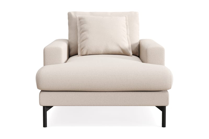 Menard Premium Fåtölj i Bouclé - Ljusbeige - Möbler - Stolar & fåtöljer - Fåtölj