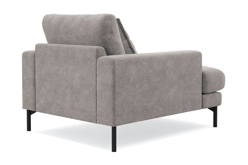 Menard Premium Fåtölj i Chenille - Grå/Brun - Möbler - Stolar & fåtöljer - Fåtölj