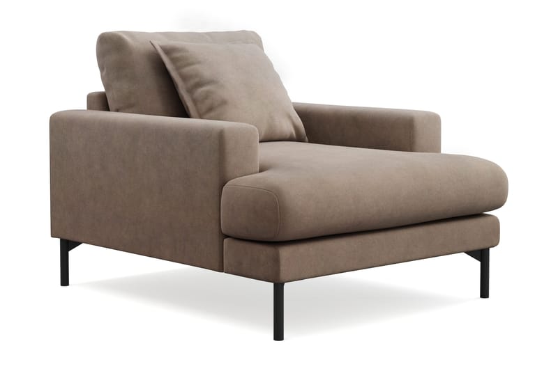 Menard Premium Fåtölj i Tyg - Brun - Möbler - Stolar & fåtöljer - Fåtölj