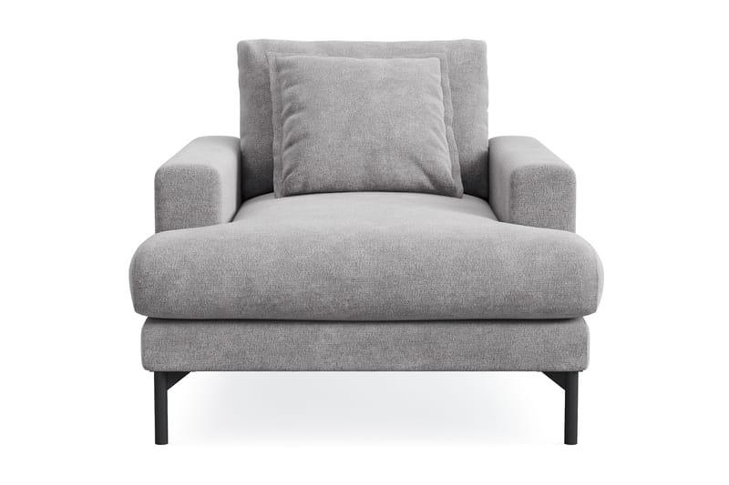 Menard Premium Fåtölj i Chenille - Grå - Möbler - Stolar & fåtöljer - Fåtölj