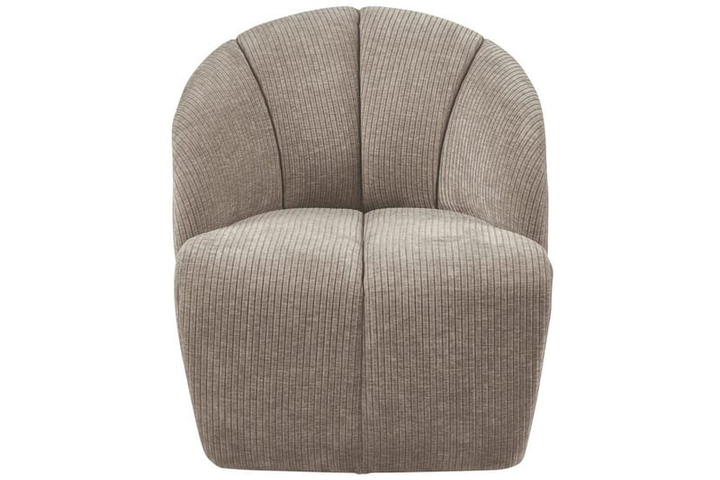 Mojo Modern Oval Fåtölj i Manchestertyg - Taupe - Möbler - Stolar & fåtöljer - Fåtölj
