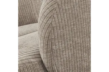 Mojo Modern Oval Fåtölj i Manchestertyg - Taupe - Möbler - Stolar & fåtöljer - Fåtölj