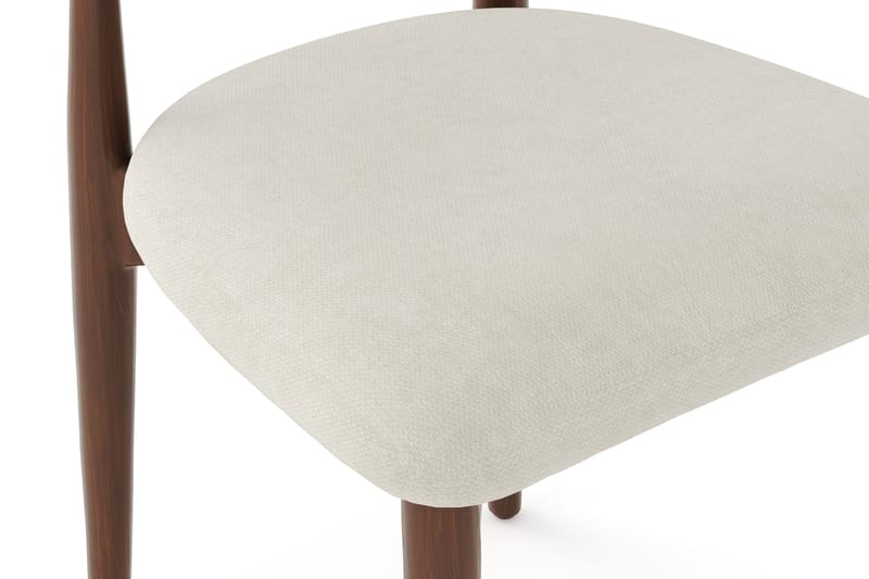 Molly Matstol i trä med tygsits - Rökt ek/Beige - Möbler - Stolar & fåtöljer - Matstol & köksstol