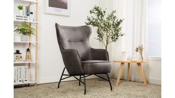 Morvella Fåtölj - Mörkgrå - Möbler - Stolar & fåtöljer - Fåtölj - Öronlappsfåtölj