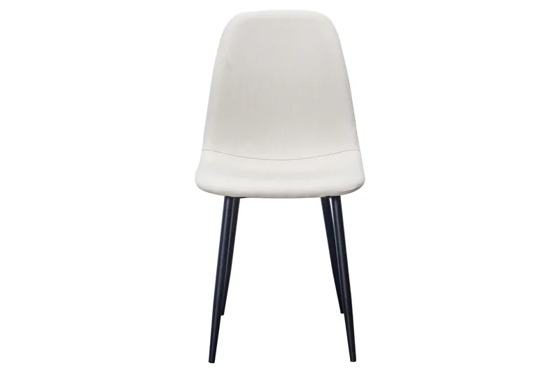 Nibe Matstol - Beige/Metallben Svart - Möbler - Stolar & fåtöljer - Matstol & köksstol