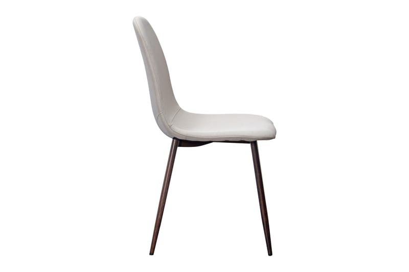 Nibe Matstol - Beige/Metallben Valnöt - Möbler - Stolar & fåtöljer - Matstol & köksstol