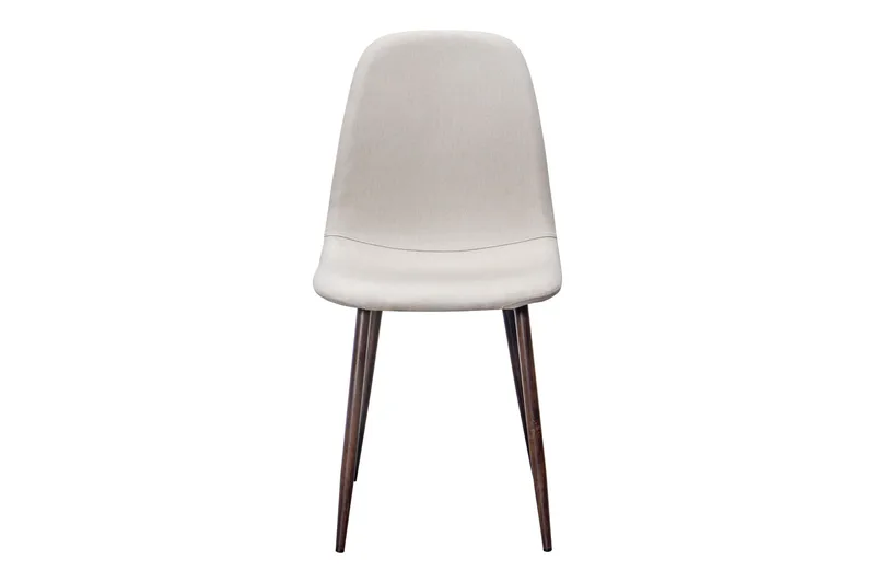 Nibe Matstol - Beige/Metallben Valnöt - Möbler - Stolar & fåtöljer - Matstol & köksstol