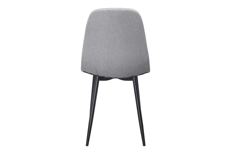 Nibe Matstol - Grå/Metallben Svart - Möbler - Stolar & fåtöljer - Matstol & köksstol