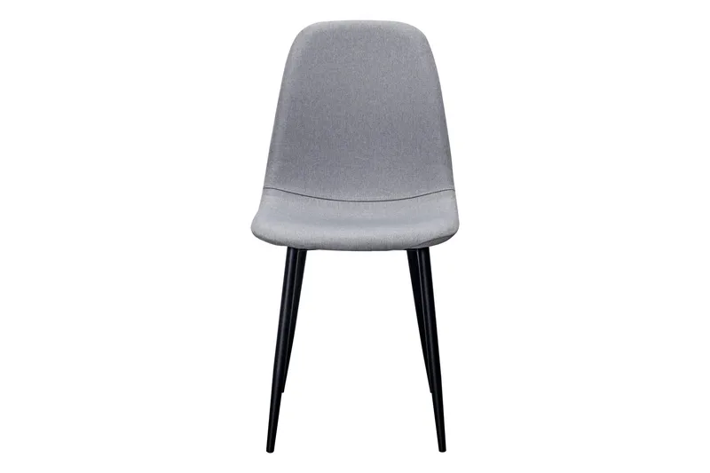 Nibe Matstol - Grå/Metallben Svart - Möbler - Stolar & fåtöljer - Matstol & köksstol