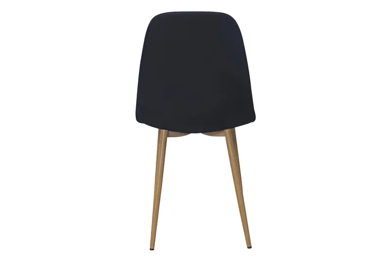 Nibe Matstol - Svart/Metallben Ek - Möbler - Stolar & fåtöljer - Matstol & köksstol