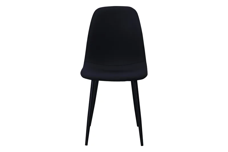 Nibe Matstol - Svart/Metallben Svart - Möbler - Stolar & fåtöljer - Matstol & köksstol