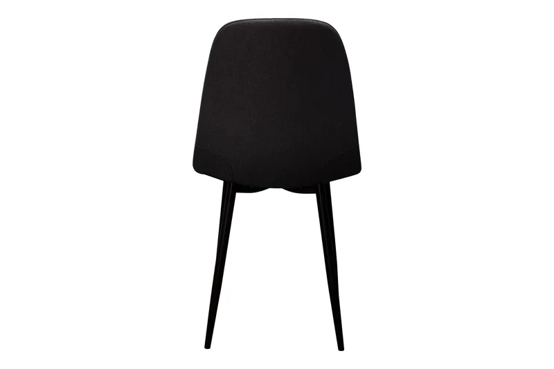 Nibe Matstol - Svart/Metallben Svart - Möbler - Stolar & fåtöljer - Matstol & köksstol