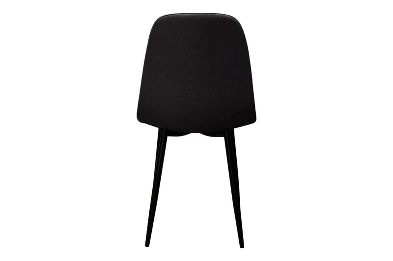 Nibe Matstol - Svart/Metallben Svart - Möbler - Stolar & fåtöljer - Matstol & köksstol
