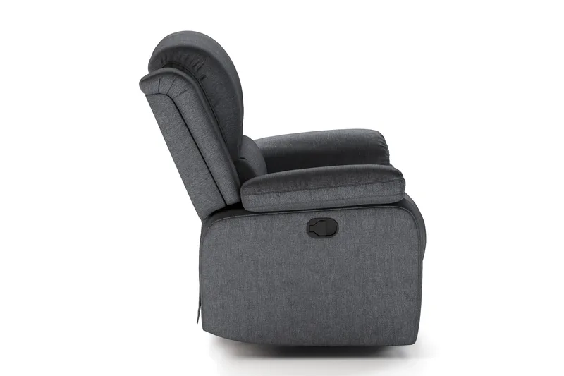 Norbo Reclinerfåtölj Biofåtölj - Fällbar fåtölj i Tyg - Vilfåtölj - Mörkgrå - Möbler - Stolar & fåtöljer - Fåtölj - Biofåtölj & reclinerfåtölj