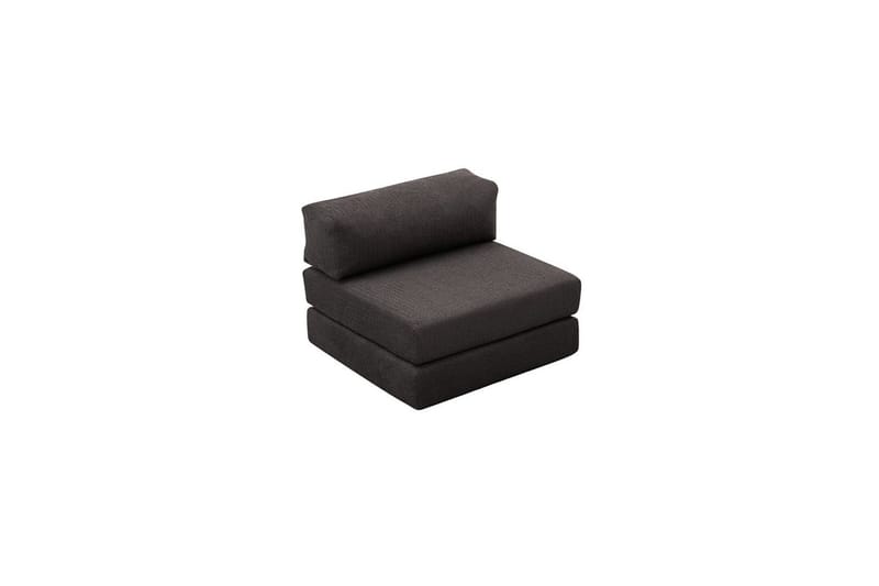 1-sits soffa Selorbury Vila Antracit - Antracit - Möbler - Stolar & fåtöljer - Pall & puff - Sittpuff