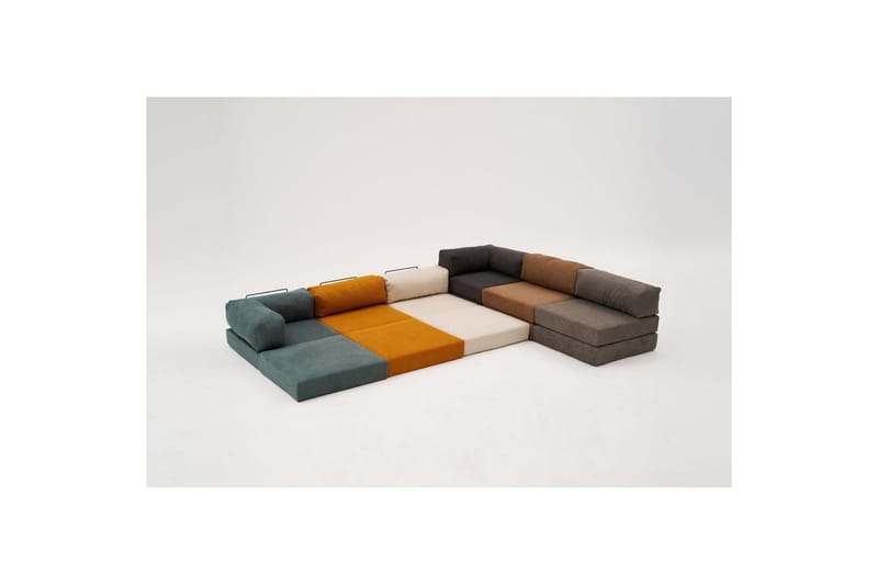1-sits soffa Selorbury Vila Apelsin - Apelsin - Möbler - Stolar & fåtöljer - Pall & puff - Sittpuff