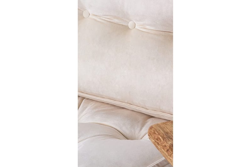 1-sits soffa Wenarport Beige - Beige - Möbler - Stolar & fåtöljer - Pall & puff - Sittpuff