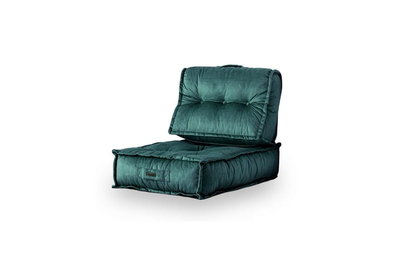 1-sits soffa Wenarport Petrolgrön - Petrolgrön - Möbler - Stolar & fåtöljer - Pall & puff - Sittpuff