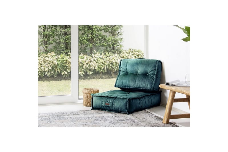 1-sits soffa Wenarport Petrolgrön - Petrolgrön - Möbler - Stolar & fåtöljer - Pall & puff - Sittpuff