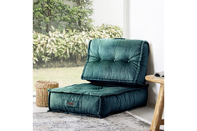 1-sits soffa Wenarport Petrolgrön - Petrolgrön - Möbler - Stolar & fåtöljer - Pall & puff - Sittpuff