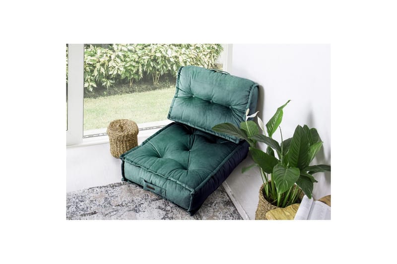 1-sits soffa Wenarport Petrolgrön - Petrolgrön - Möbler - Stolar & fåtöljer - Pall & puff - Sittpuff