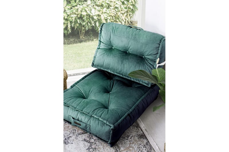 1-sits soffa Wenarport Petrolgrön - Petrolgrön - Möbler - Stolar & fåtöljer - Pall & puff - Sittpuff