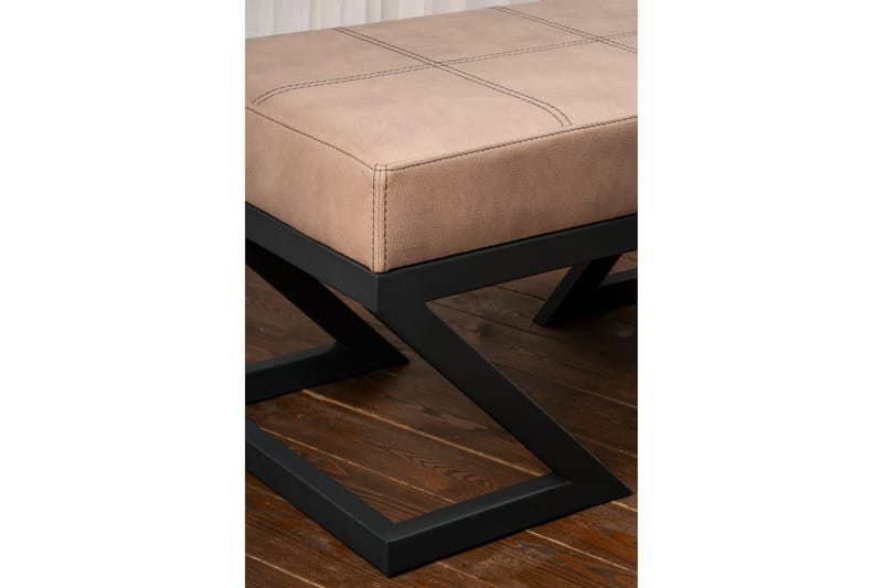 Agordina Sittpall - Beige/Svart - Möbler - Stolar & fåtöljer - Pall & puff