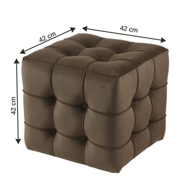 Ameias Sittpuff 42 cm - Brun - Möbler - Stolar & fåtöljer - Pall & puff - Sittpuff