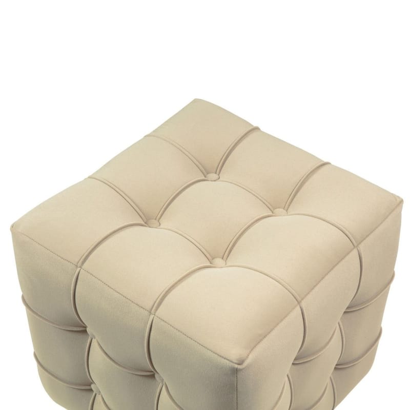 Ameias Sittpuff 42 cm - Cream - Möbler - Stolar & fåtöljer - Pall & puff - Sittpuff