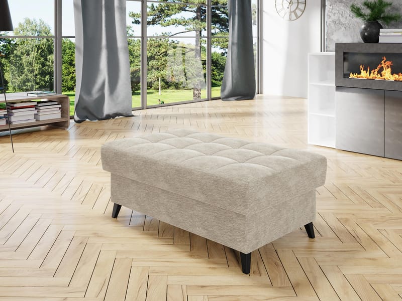 Amshyttan Fotpall 106 cm - Beige - Möbler - Stolar & fåtöljer - Pall & puff - Sittpuff