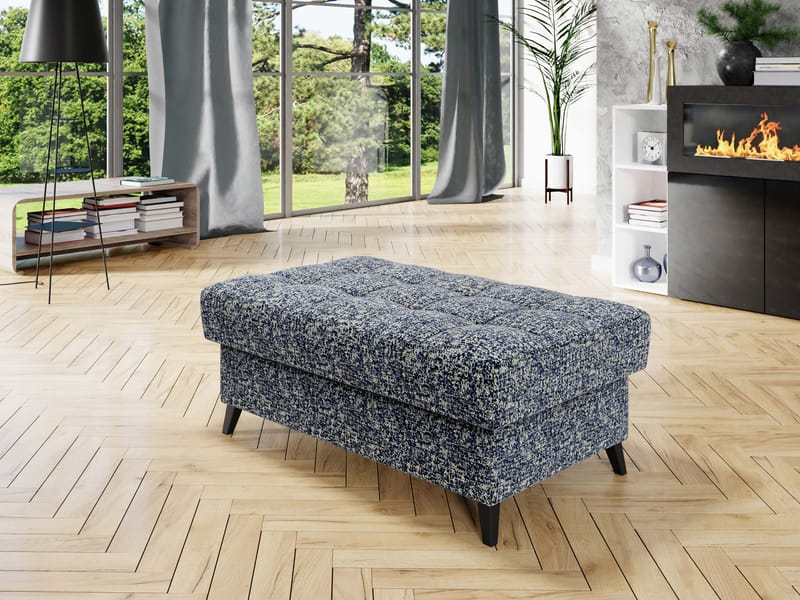 Amshyttan Fotpall 106 cm - Blå - Möbler - Stolar & fåtöljer - Pall & puff - Fotpall