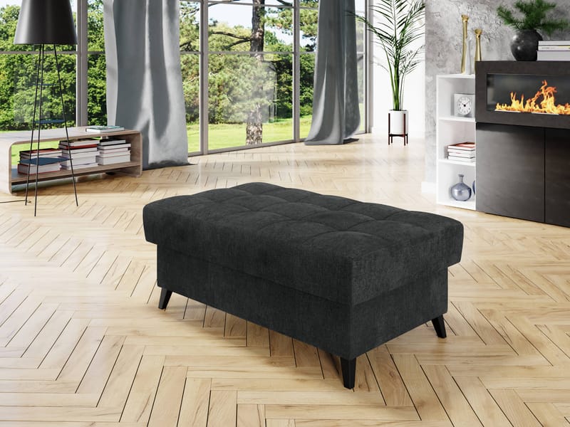 Amshyttan Fotpall 67 cm - Svart - Möbler - Stolar & fåtöljer - Pall & puff - Sittpuff