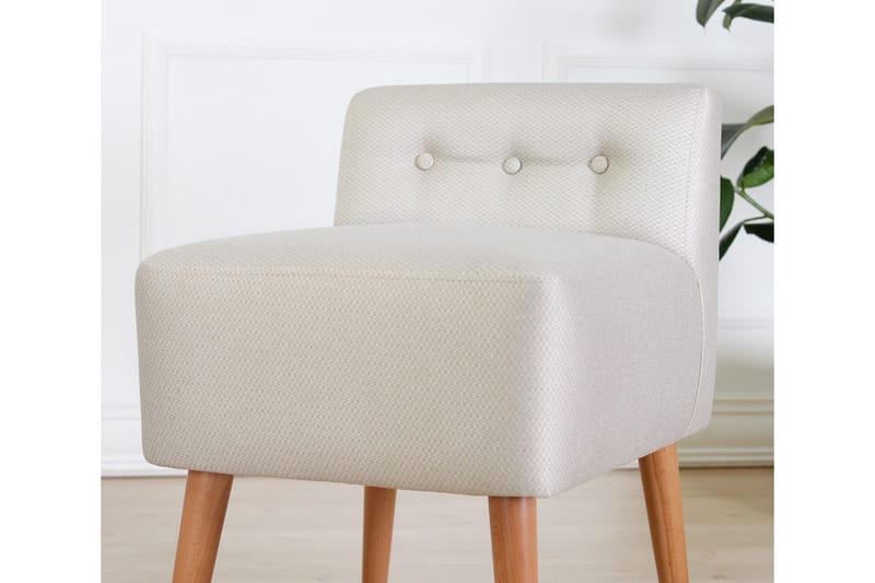 Anaro Sittpuff 43 cm Rektangulär - Beige - Möbler - Stolar & fåtöljer - Pall & puff - Sittpuff