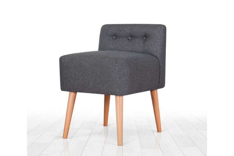 Anaro Sittpuff 43 cm Rektangulär - Grå - Möbler - Stolar & fåtöljer - Pall & puff - Sittpuff