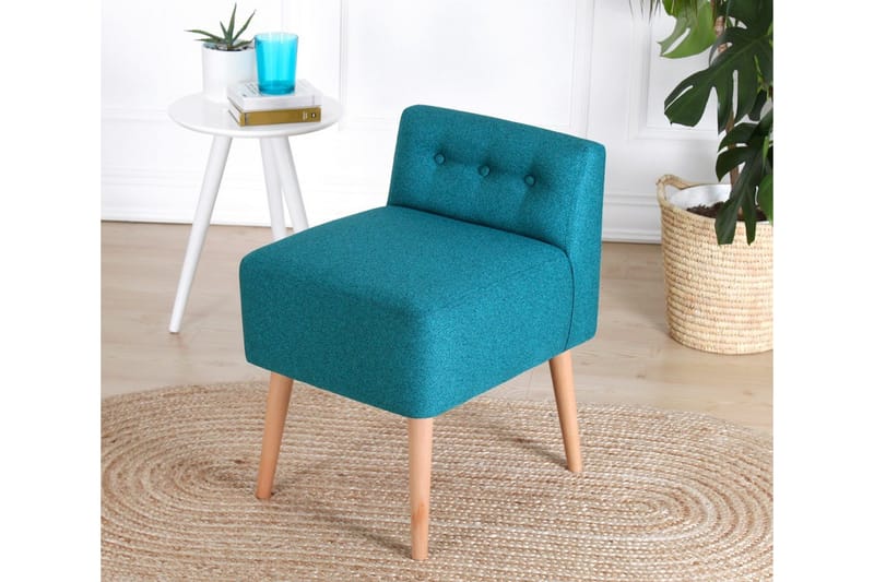 Anaro Sittpuff 43 cm Rektangulär - Grön - Möbler - Stolar & fåtöljer - Pall & puff - Sittpuff