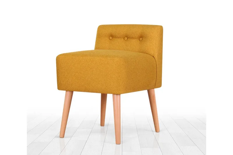 Anaro Sittpuff 43 cm Rektangulär - Gul - Möbler - Stolar & fåtöljer - Pall & puff - Sittpuff