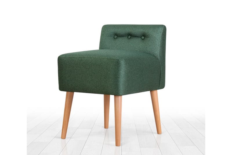 Anaro Sittpuff 43 cm Rektangulär - Mörkgrön - Möbler - Stolar & fåtöljer - Pall & puff - Sittpuff