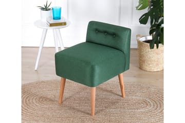 Anaro Sittpuff 43 cm Rektangulär - Mörkgrön - Möbler - Stolar & fåtöljer - Pall & puff - Sittpuff