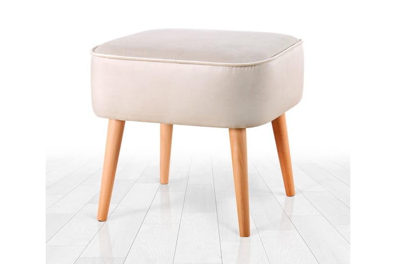 Anaro Sittpuff 45 cm Rektangulär - Beige - Möbler - Stolar & fåtöljer - Pall & puff - Sittpuff