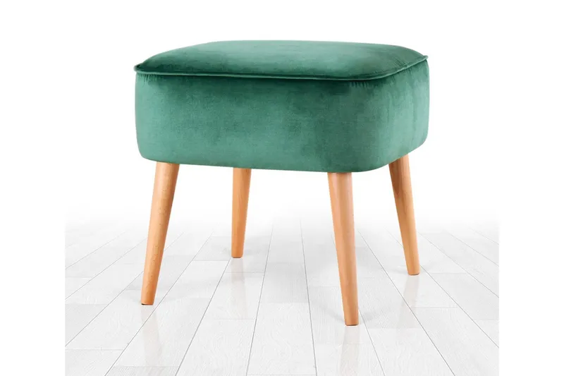 Anaro Sittpuff 45 cm Rektangulär, Grön