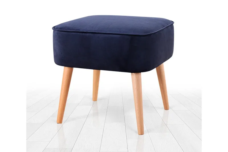 Anaro Sittpuff 45 cm Rektangulär, Marinblå