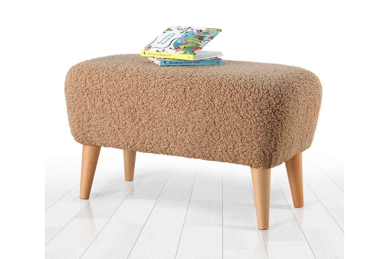 Anaro Sittpuff 61 cm Rektangulär, Brun