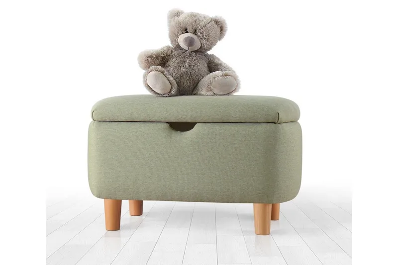 Anaro Sittpuff 61 cm Rektangulär, Grön