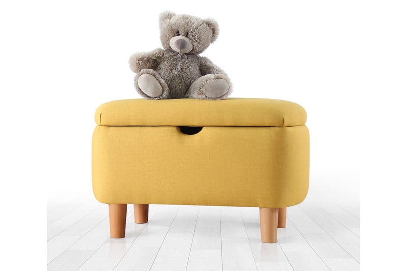 Anaro Sittpuff 61 cm Rektangulär - Gul - Möbler - Stolar & fåtöljer - Pall & puff - Sittpuff