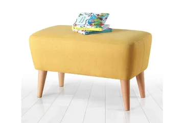 Anaro Sittpuff 61 cm Rektangulär - Gul - Möbler - Stolar & fåtöljer - Pall & puff - Sittpuff
