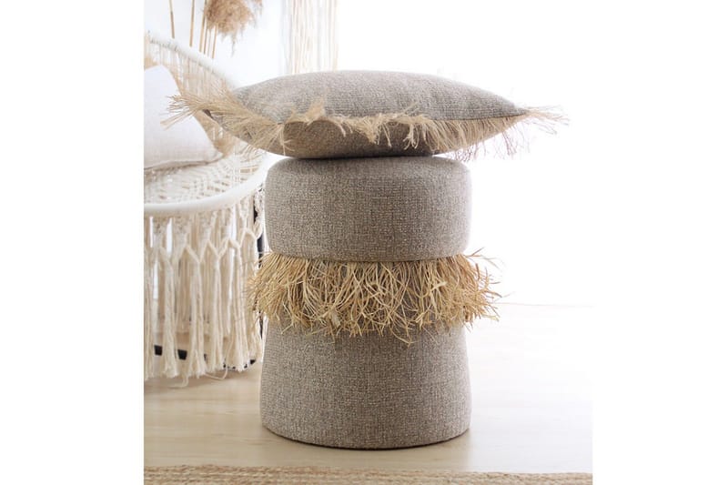 Anaro Sittpuff Rund - Brun - Möbler - Stolar & fåtöljer - Pall & puff - Sittpuff