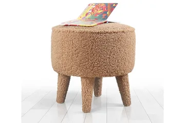 Anaro Sittpuff Rund - Brun - Möbler - Stolar & fåtöljer - Pall & puff - Sittpuff