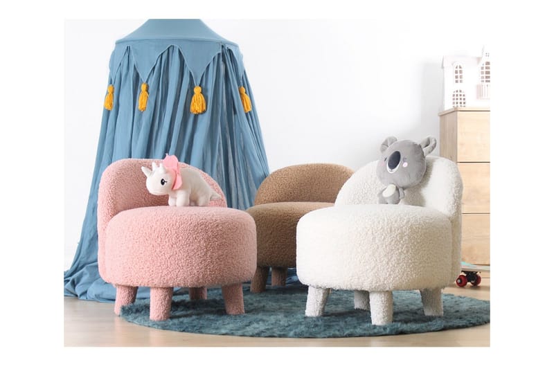 Anaro Sittpuff Rund - Brun - Möbler - Stolar & fåtöljer - Pall & puff - Sittpuff