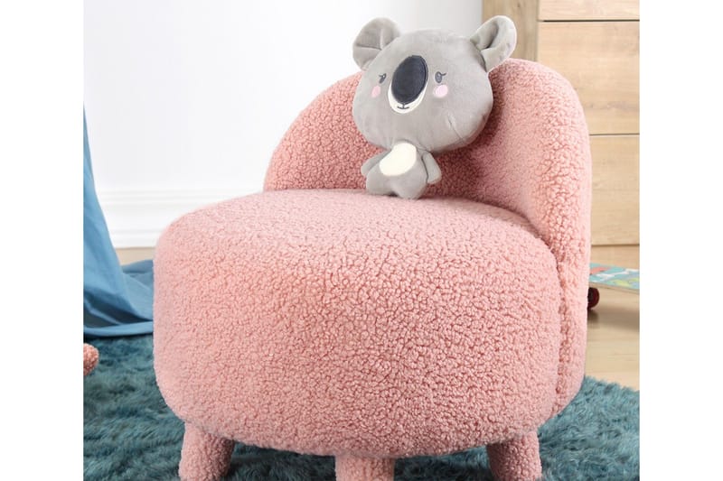 Anaro Sittpuff Rund - Rosa - Möbler - Stolar & fåtöljer - Pall & puff - Sittpuff