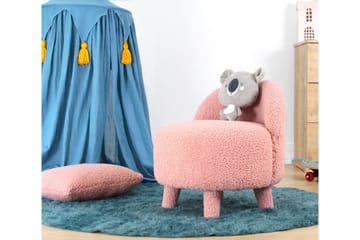 Anaro Sittpuff Rund - Rosa - Möbler - Stolar & fåtöljer - Pall & puff - Sittpuff